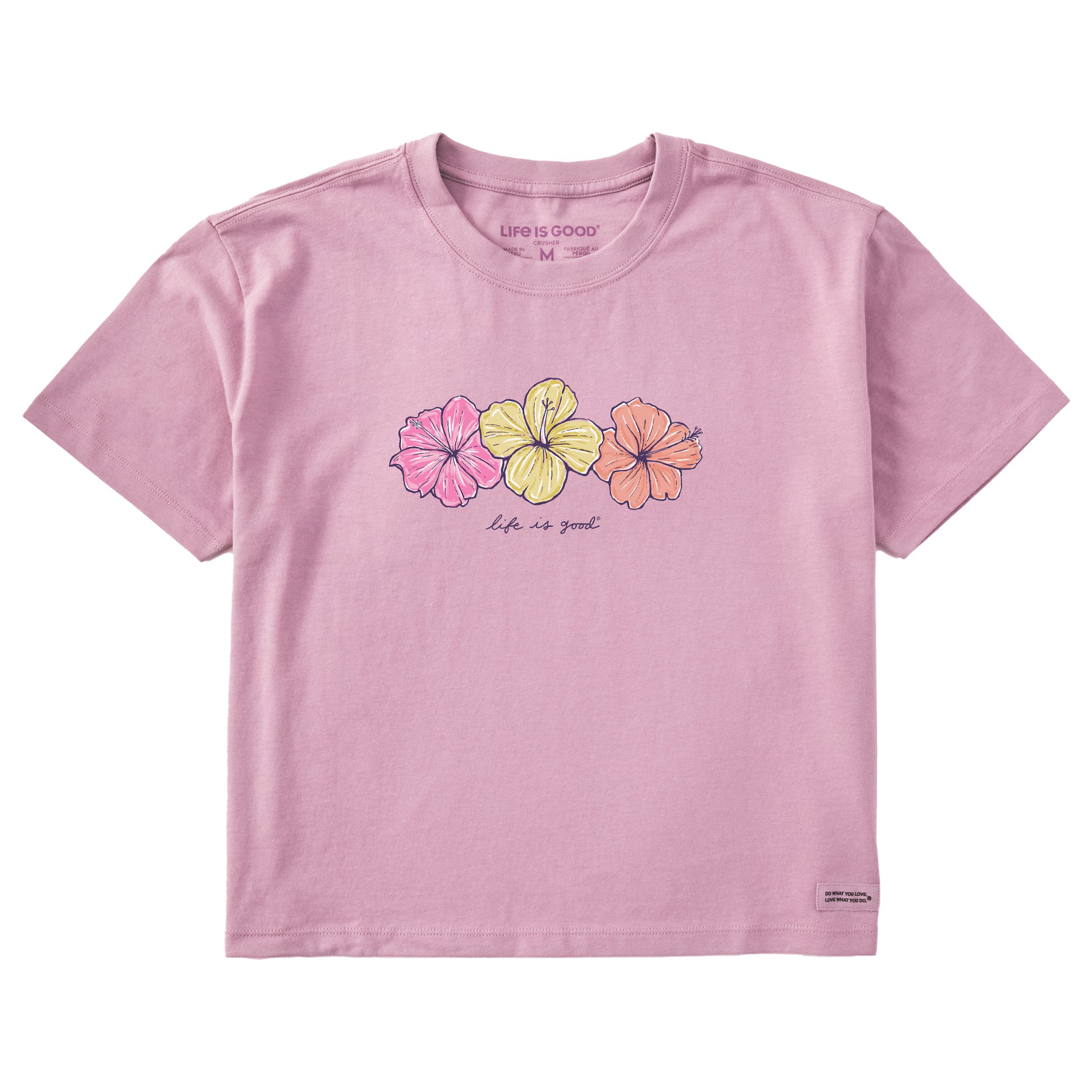 3 Hibiscuses Crusher Tee