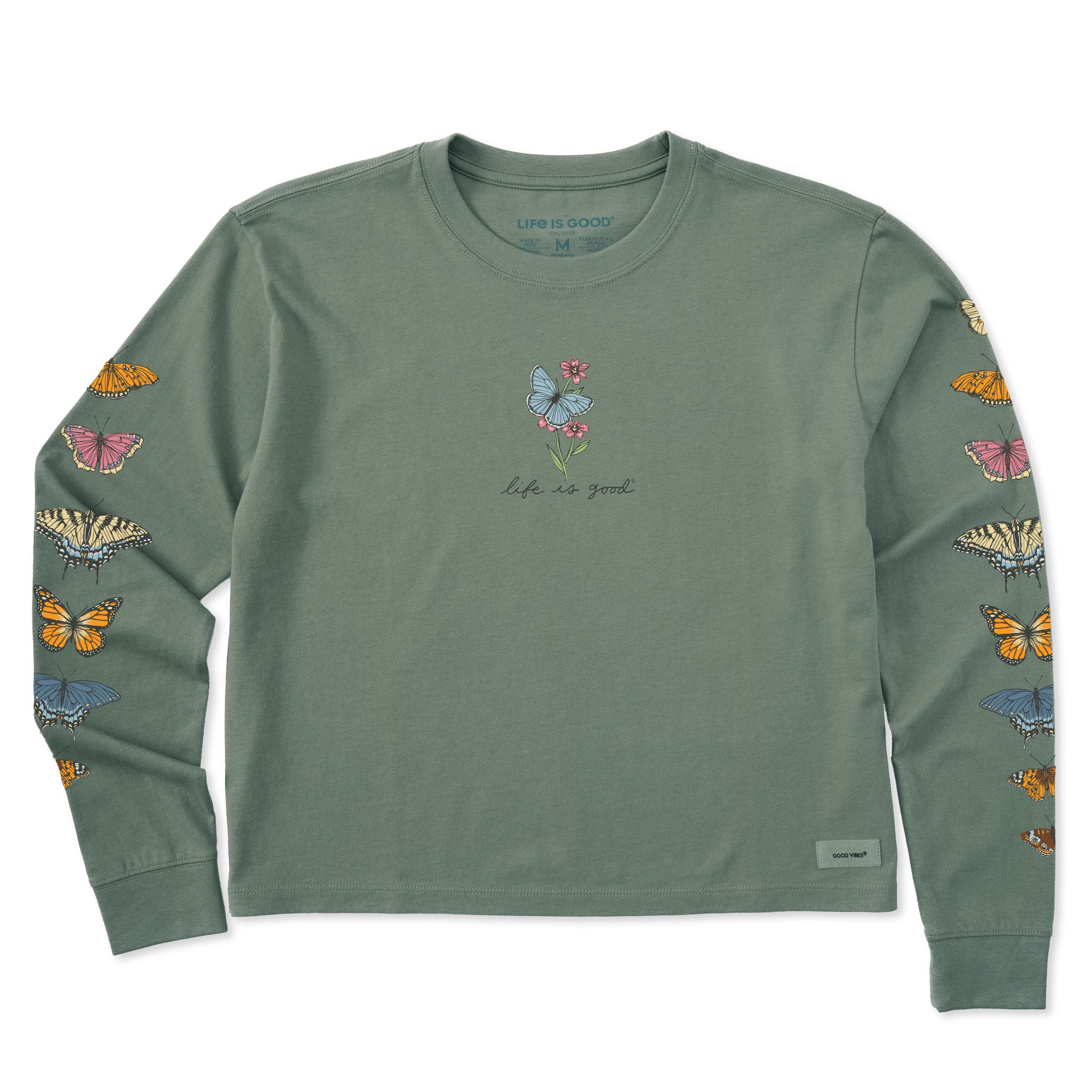 Butterfly Flight Long Sleeve Tee